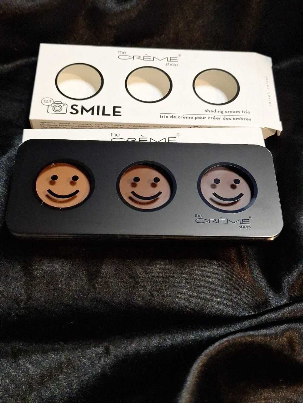 New The Creme Shop Smile Shading Cream Trio~Contour~Medium~Makeup